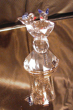 Crystal Bird Table