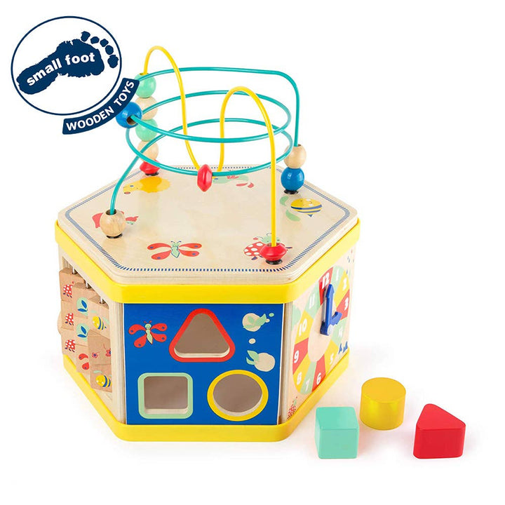 Legler USA Inc  - Small Foot Activity Center with Shape Sorter Sweet Little Bug Theme