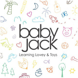 Baby Jack and Company - Learning Lovey Jungle 14" x 18".