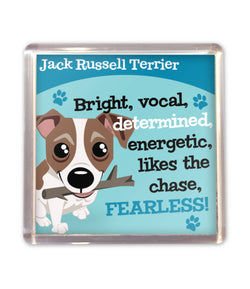 History & Heraldry - Wags Whiskers Magnet - Jack Russell Terrier