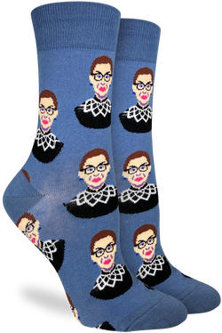 Good Luck Sock - Women's Ruth Bader Ginsburg, Blue Socks