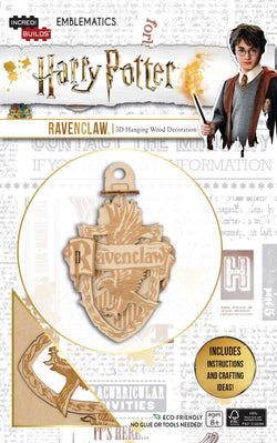 IncrediBuilds Ravenclaw 3D Hanging Wood Decoration