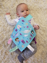 Baby Jack and Company - Sensory Squares Mermaid 8"x 8"