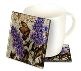 Angelstar Cozenza Collection Majestic Monarch Coaster Set