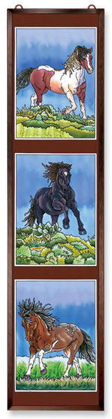 Wild Horses I Vertical Panel