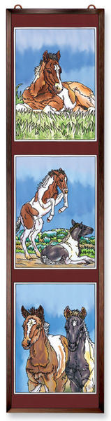 Wild Horses II Vertical Panel
