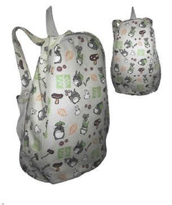 Khaki Canvas Totoro Backpack