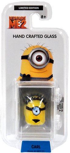 Despicable Me 2 Glassworld Minion Hand Crafted Glass - Carl