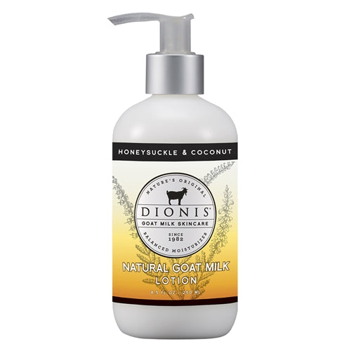 Dionis Goat Milk Honeysuckle & Coconut Skincare Hand Lotion 8oz.