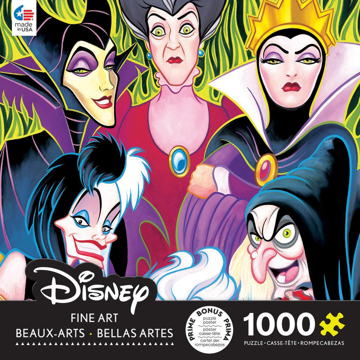 Disney Fine Art Lady Villans Puzzle - 1000 Pieces