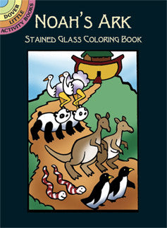 Noah's Ark Stained Glass Coloring Book by Cathy Beylon