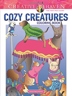 Creative Haven Cozy Creatures Coloring Book