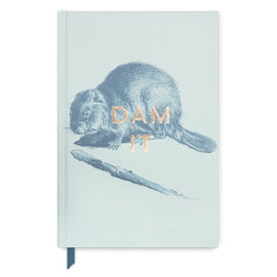 Vintage Sass Beaver Dam It Soft Touch Hardcover Bound Book