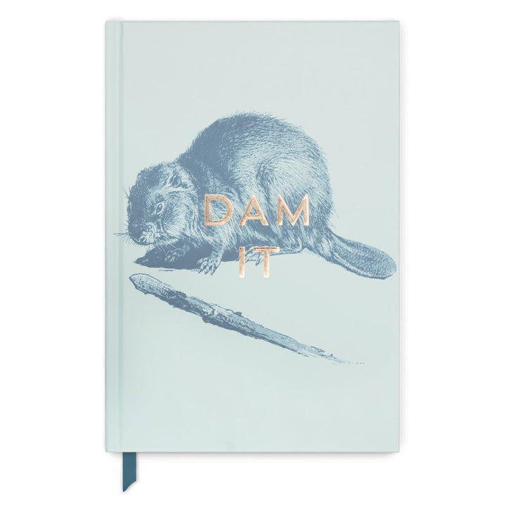 Vintage Sass Beaver Dam It Soft Touch Hardcover Bound Book