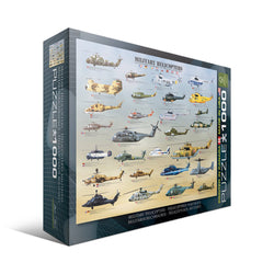 Military Helicopters - 1000pc Puzzle