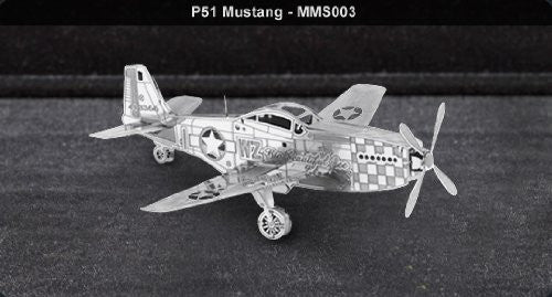 Metal Marvels - Mustang P-51 3D Laser Cut Model