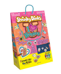 Shrinky Dinks I love Horses