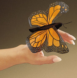 Folkmanis Mini Monarch Butterfly Finger Puppet