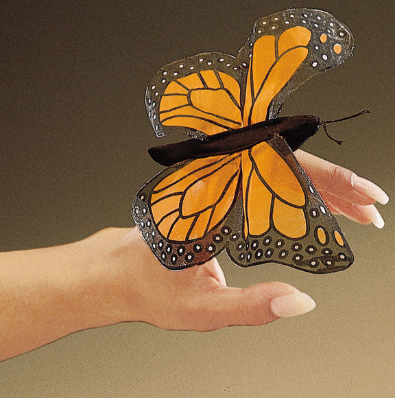 Folkmanis Mini Monarch Butterfly Finger Puppet