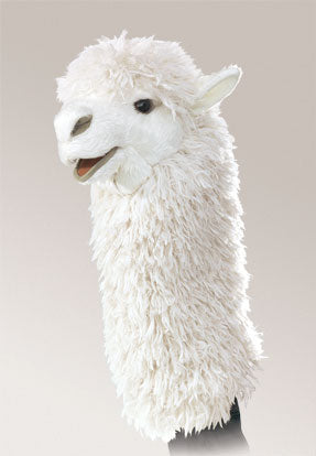 Folkmanis Mini Alpaca Stage Puppet
