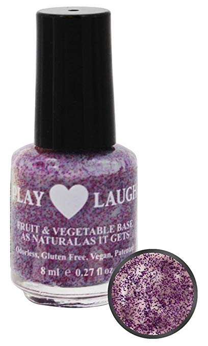 Natural Nail Polish-Purple Fairy Twinkle