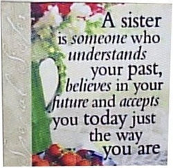 Canvas Magnets- Sister