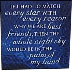 Canvas Magnets- Night Sky