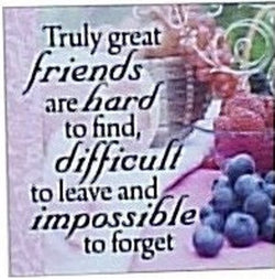 Canvas Magnets- Truly great friends