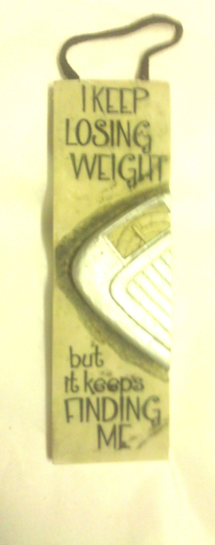 Slim Plaques with Leather Hanger- Weight