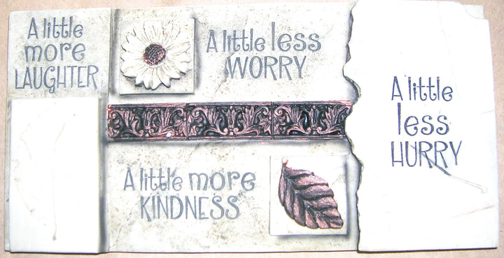 Large Oblong Plaque - A little more laughter