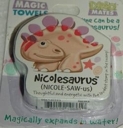 Dinomatic Magic Towel-Nicolesaurus