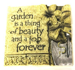 Square Plaque-Garden