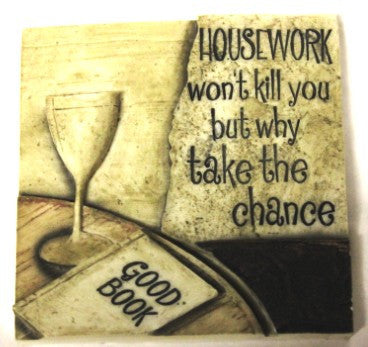 Square Plaque-Housework