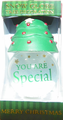 Personalized Snow Globe Ornament-You are Special
