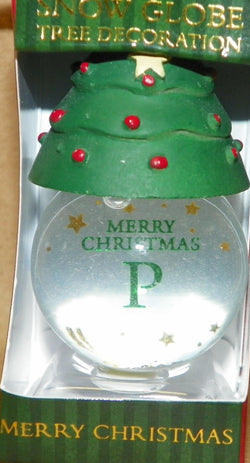 Personalized Snow Globe Ornament-P