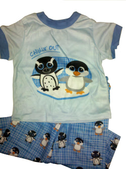 Boys 2T Bright Eyes Penguins Pajamas