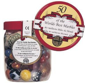 Tub of 50 Marbles