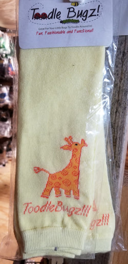 Toodle bugz Leg warmers giraffe youth