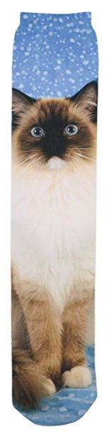 Wild Habitat Ragdoll Cat Sublimation Tube Socks
