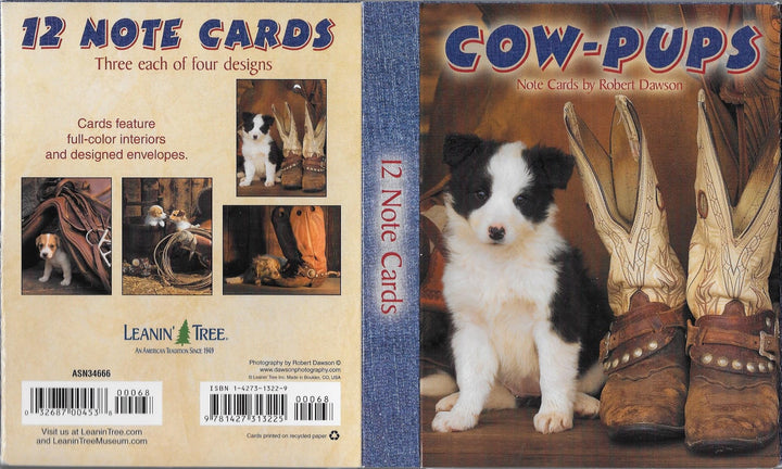 Cow Pups Notecards by Robert Dawson