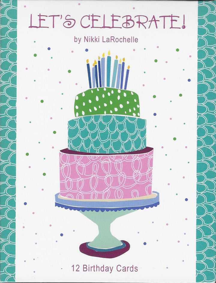 Let's Celebrate Notecards by Nikki LaRochelle