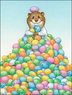Mouse with Eggs Packaged Easter Cards