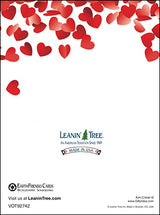 Hearts and Puppies Valentine's Day Card Set-Back