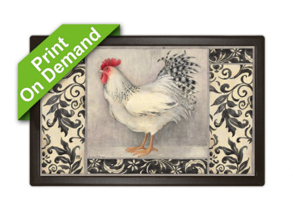 Fancy Feathers Door or Kitchen Mat