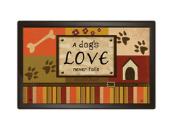 Dog's Love Door or Kitchen Mat