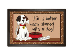 Better with a Dog Door or Kitchen Mat