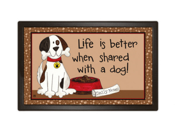 Better with a Dog Door or Kitchen Mat