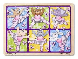 Melissa & Doug Ballerinas & Butterflies Jigsaw Puzzle 24 pc