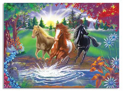 Melissa & Doug 300 Piece River Run Cardboard Jigsaw Puzzle