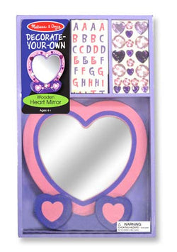 Melissa & Doug Decorate Your Own  Heart Mirror